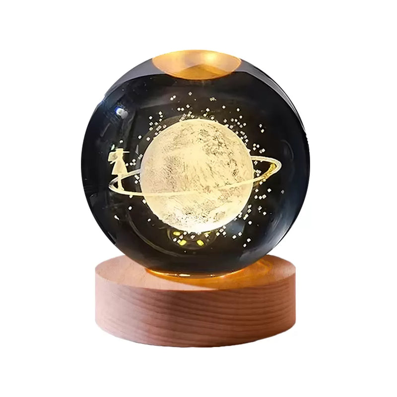 Lampara De Cristal CAMINA BAJO LAS ESTRELLAS Led 3d Grande